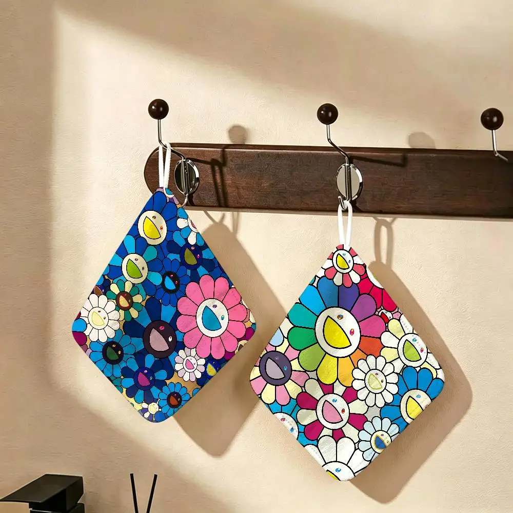 Audio brand P-Pioneer logo Music Polyester Cotton Hand Wiping Towel, Hanging Design, Durable for Household Restaurant Toilet Use
