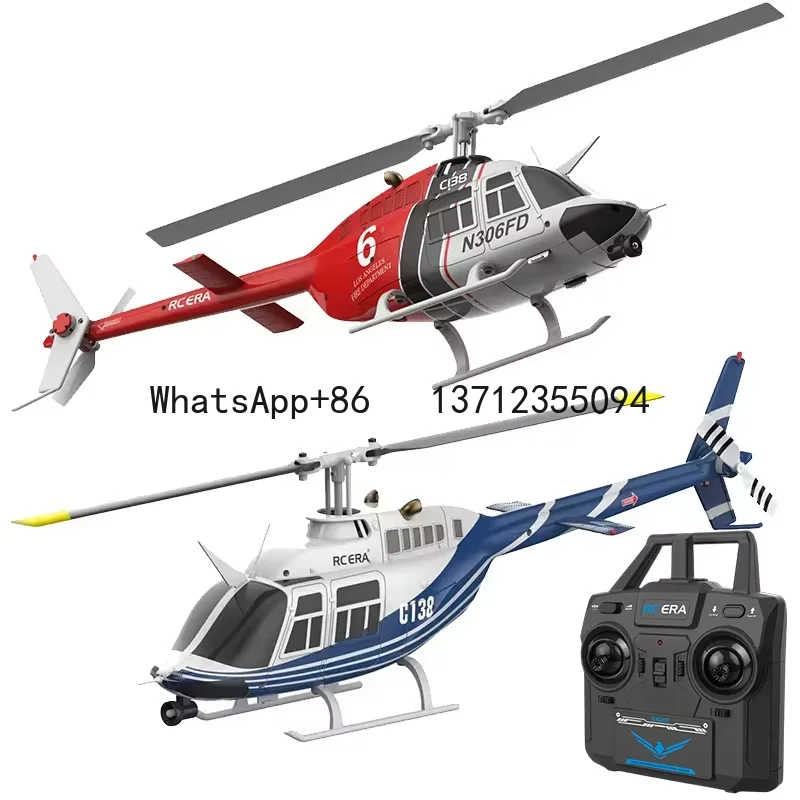 SJY-C138 2,4 GHz 6CH RC Hubschrauber Single Paddle Querruder Kein Hubschrauber Barometer Feste Höhe 3D Rolling RC Flugzeug