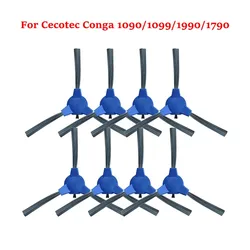 Cecotec Conga 1099 1090 연결 및 Conga 1790 1990 용 교체 사이드 브러시, 로봇 진공 예비 부품