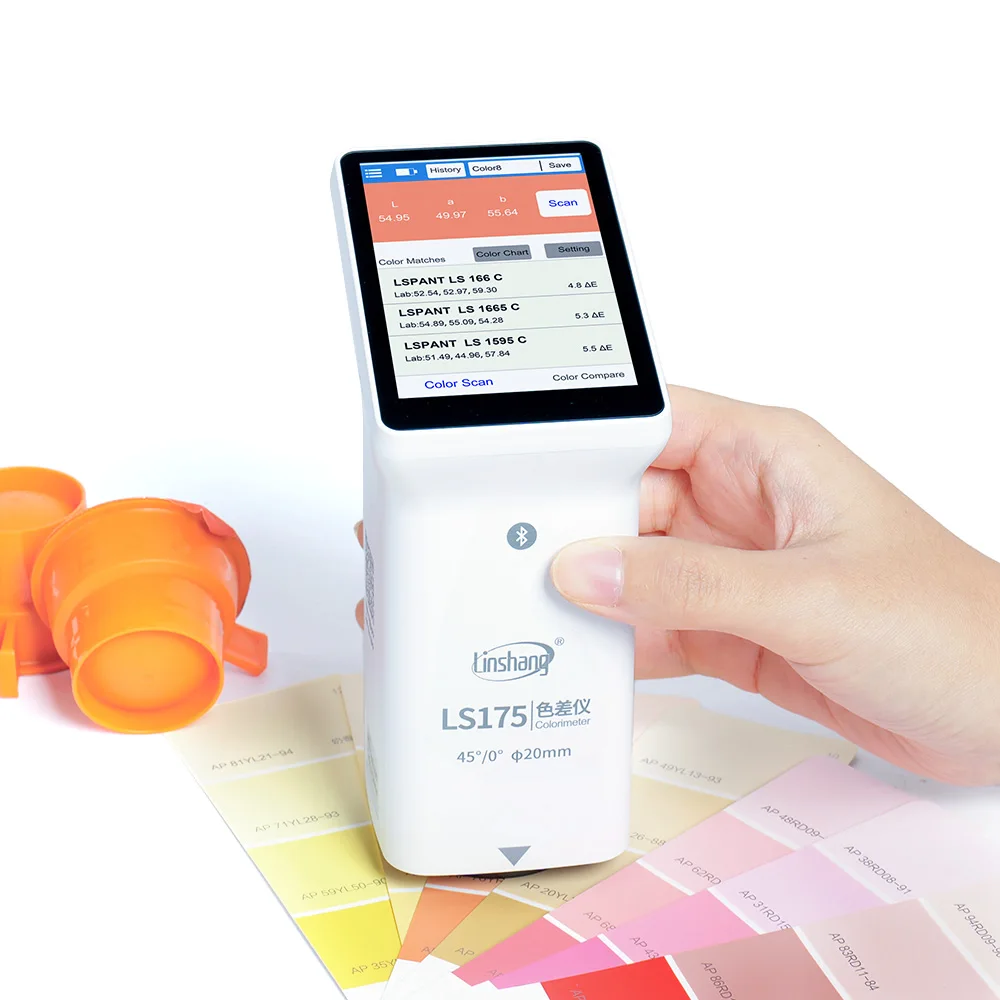 Wholesale LS175 45/0 Digital Meat Tomato Colorimeters Portable Fruit Food Colorimeter for Textiles