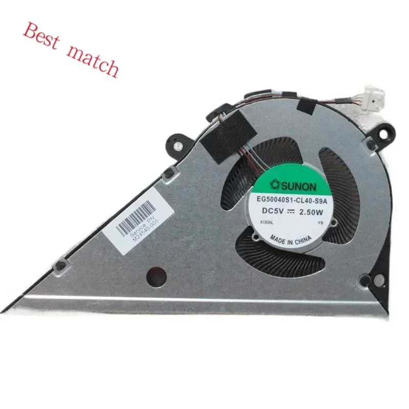 New Original Laptop CPU Cooling Fan For HP Pavilion 14-dv0000 14-ec0850nd TPN-Q244 EG50040S1-CL40-S9A PN M34455-001 M24540-001