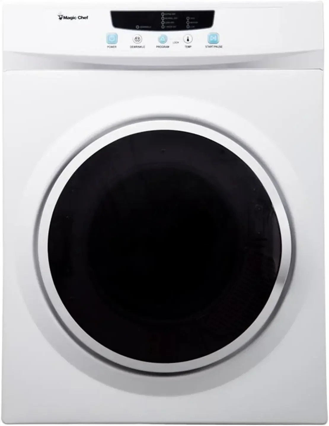 Magic Chef Compact Laundry Dryer Machine, Portable Dryer for Small Spaces, 3.5 Cubic Feet, White