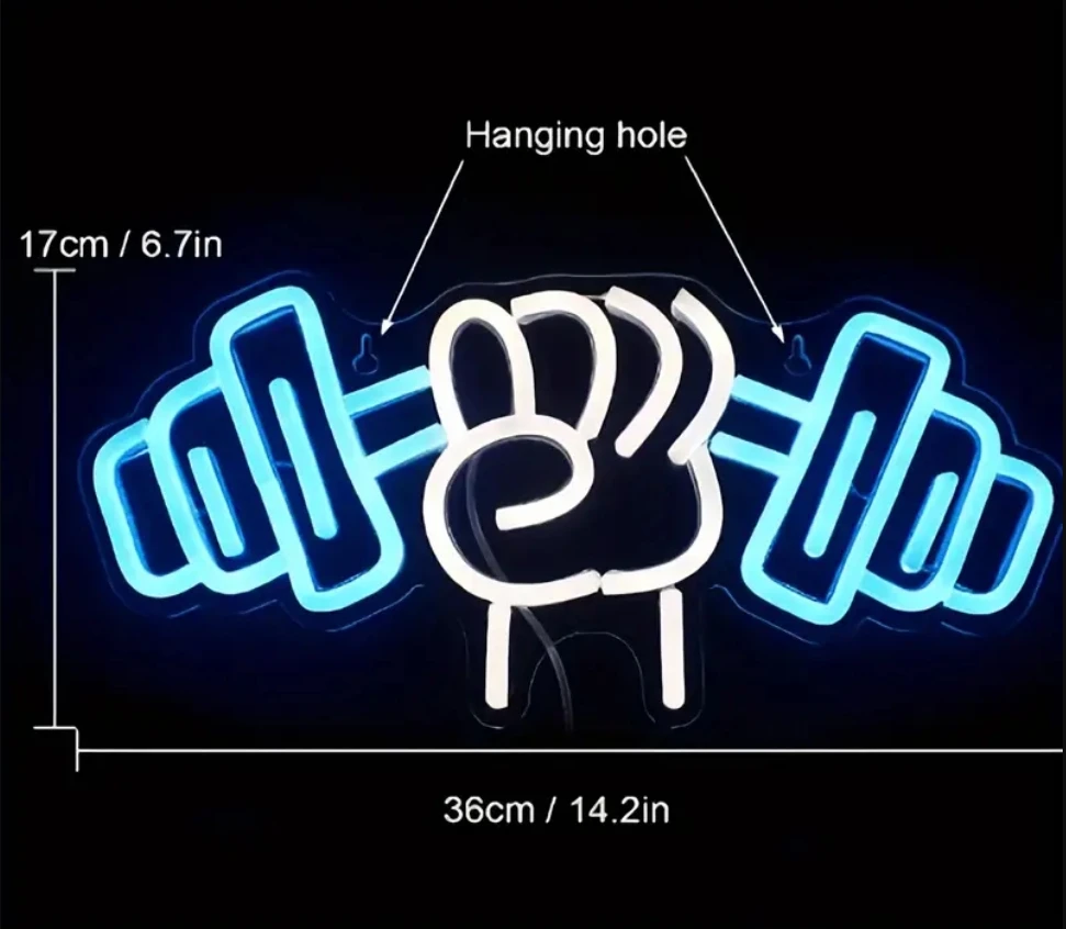 ديكور نيون للصالة الرياضية ، غرفة النوم ، غرفة المعيشة ، المطعم ، ديكور الإضاءة ، غرفة التمارين ، المرآب ، صالة الألعاب الرياضية ، مركز اللياقة البدنية