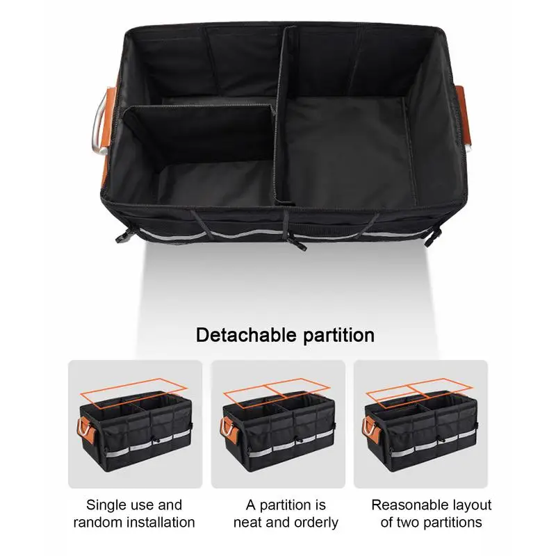 Foldable Car Trunk Storage Bag Car Multi-Pocket Trunk Organizer Large Capacity trunk storage organizer Container Box  Car Access