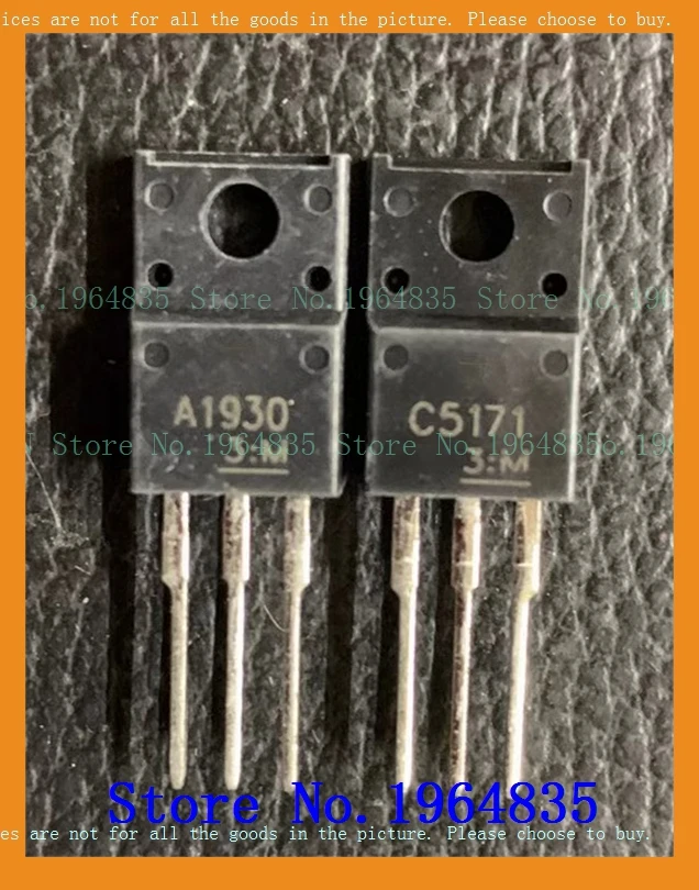 2pcs/lot=a pair 2SA1930 2SC5171 180V TO-220