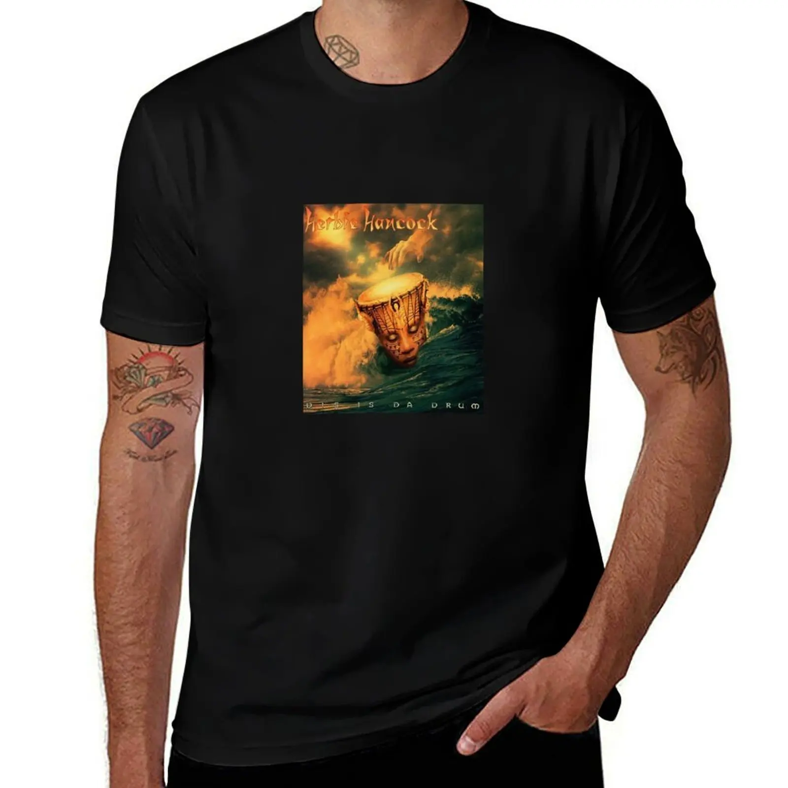 Herbie Hancock T-Shirt Quick Dry Light Sports T-Shirt