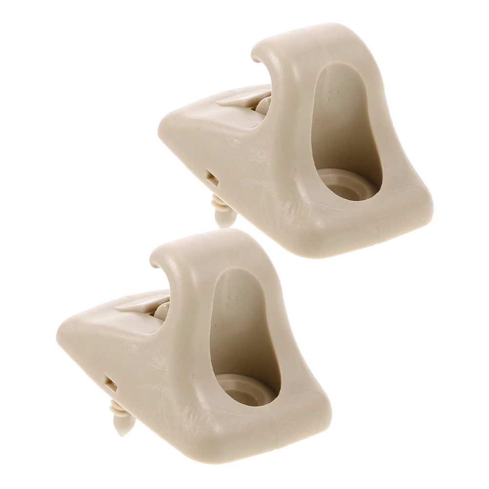 

2Pcs Sun Visor Parts Durable Plastic Easy Installation Adjustable Angle Compact Lightweight Car Interior Accessories