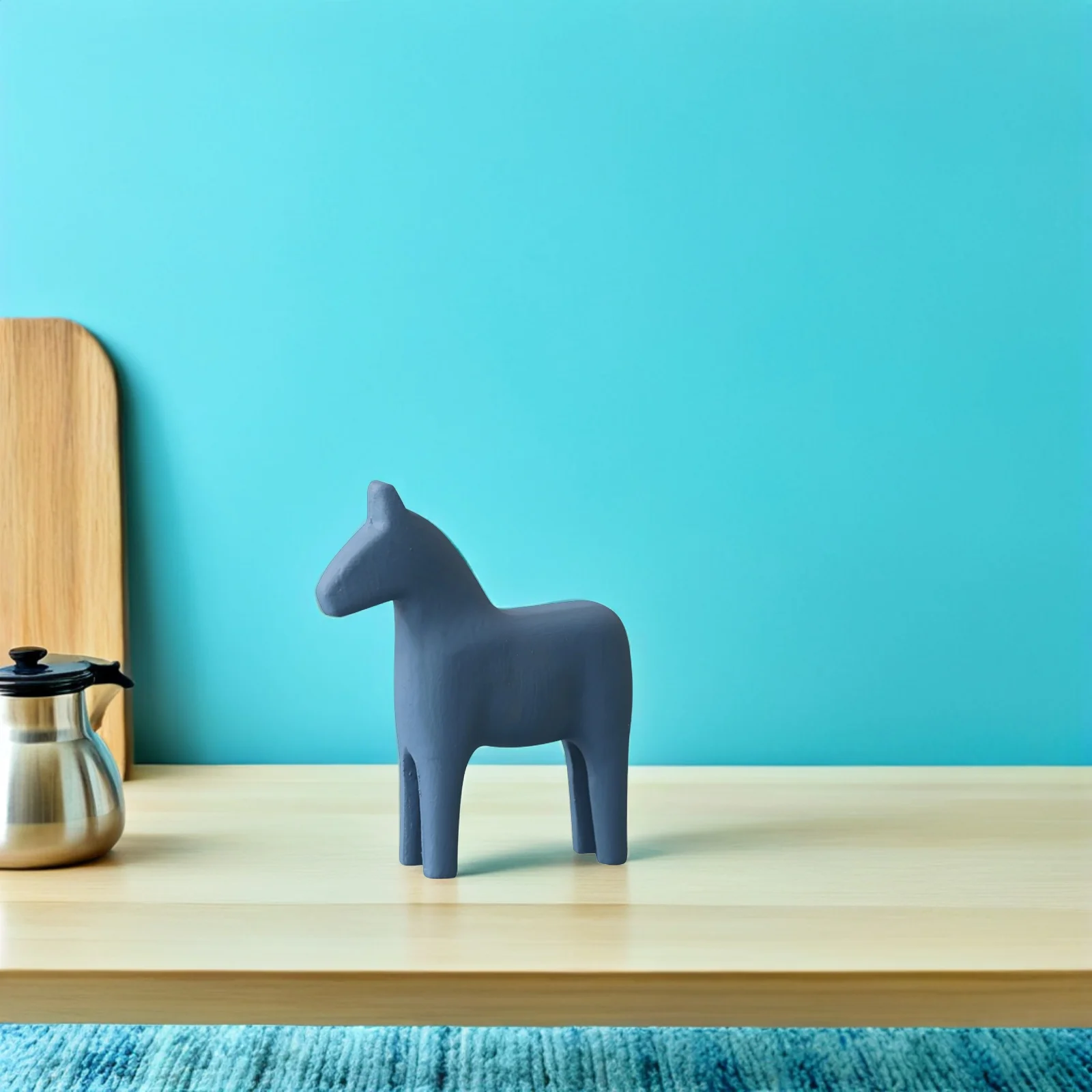 

Wooden Horse Ornament Exquisite Handcrafted Home Decor Smooth Finish Creative Statue For Desk Table Shelf Living Room Bedroom