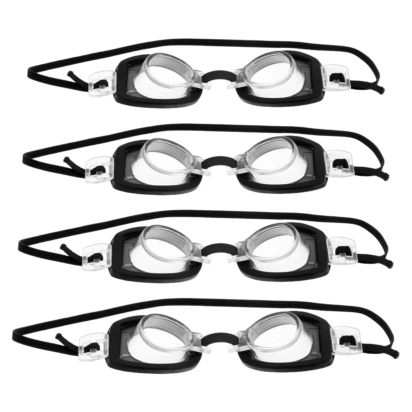 

4Pcs Tiny Swim Goggles Decorative Pieces Precise Fit for Miniature Figures Enhance Playtime Scenarios Handmade Craft Projects