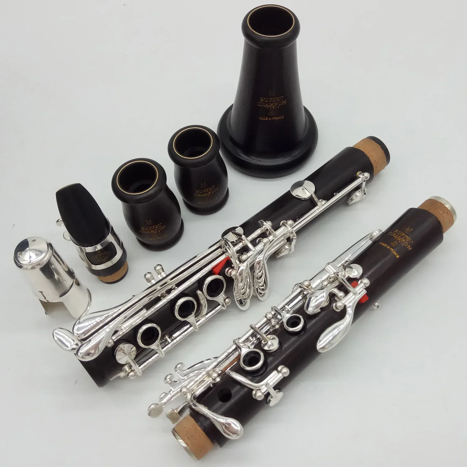 Professional Bb Clarinet R13 PRESTIGE Ebony Clarinets Ebony Wood Silver Plating Key Musical Instruments Case Mouthpiece Reeds