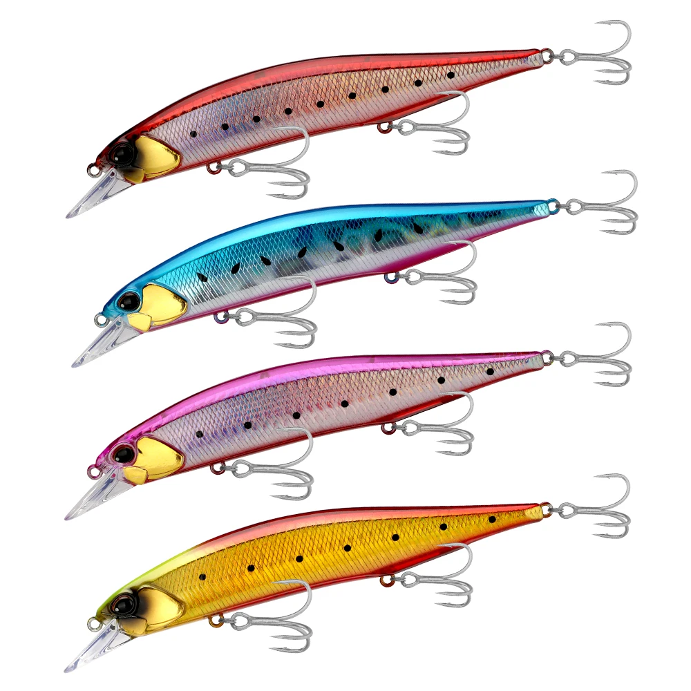 

Customized Jerk Bait Short Bill 120mm 18g Supending Hard Minnow Fishing Lures Deep Luminous