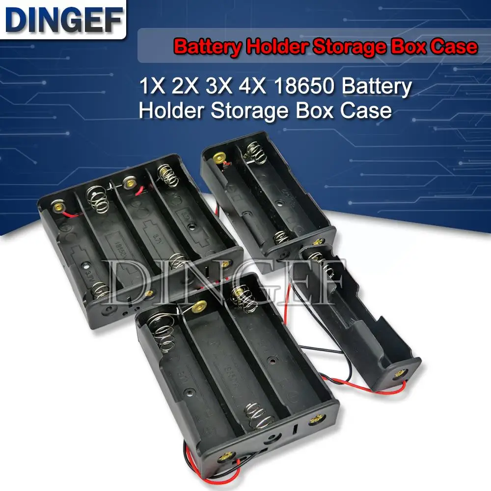 18650 Power Bank Cases 1X 2X 3X 4X 18650 Batterie Halter Lagerung Box Fall 1 2 3 4 Slot Batterien