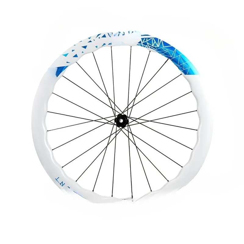 700C road wheel set, carbon fiber disc brake barrel axle