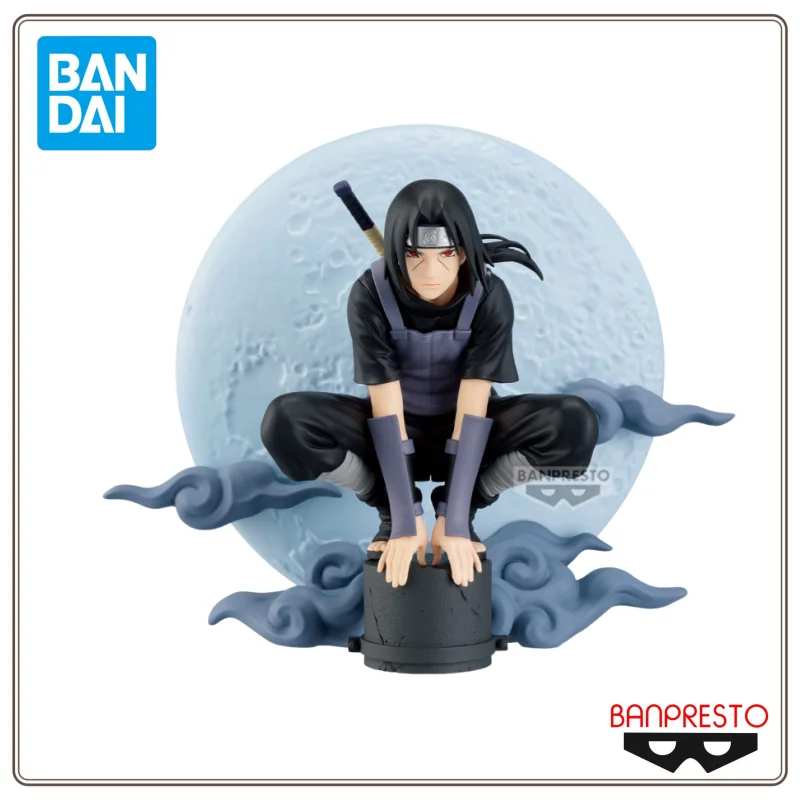 Neues Original BANDAI NARUTO Modell Uzumaki Naruto Uchiha Sasuke Uchiha Itachi Anime Handgemachte Sammlerstücke Geburtstagsgeschenke auf Lager