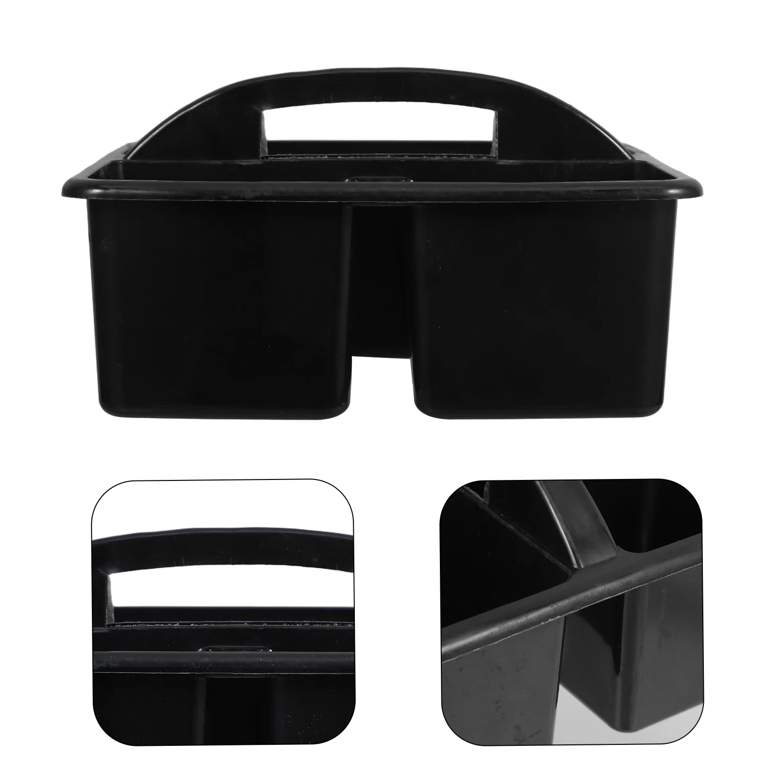 

3 Compartments Caddy Stackable Storage Organizer With Handle Portable Classroom Office Desk Kids Room Organizer