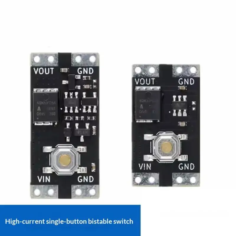 Low Power Bistable One Key Switch Module Wide Voltage Single Button Trigger Board Electronic Circuit Accessory