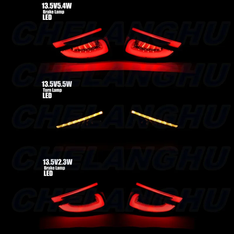 LED Tail Light For Land Rover Discovery Sport 2020 2021 2022 2023 4 pcs Rear Lamp Brake Light Car accessories