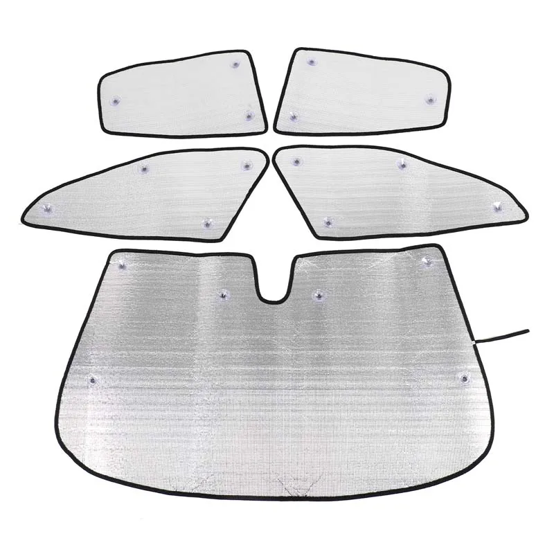 5Pcs Aluminium Foil Windshield + Side Window Sunshade For Alfa Romeo 159 939 2005-2011 Full Car Set Interior Accessories