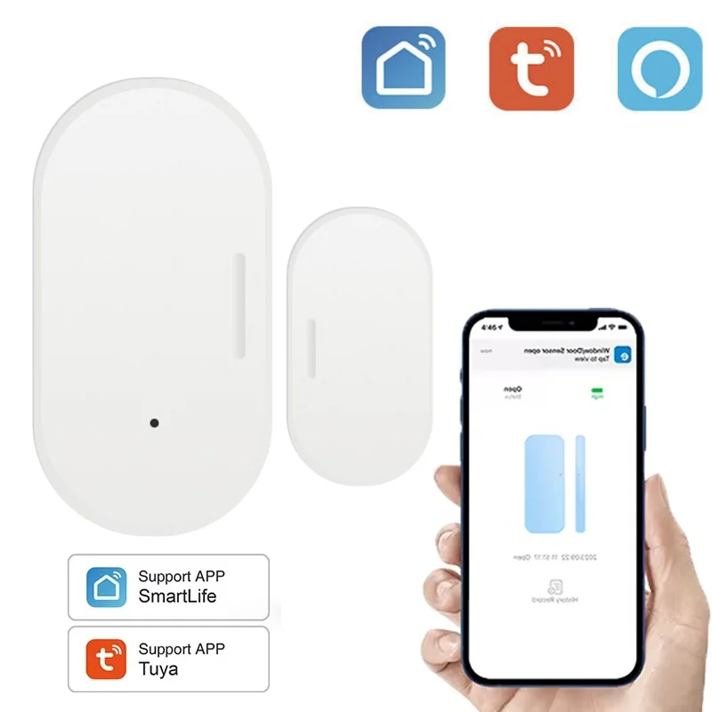 

Zigbee Smart Door Sensor Smart Home Open/Closed Detector Home Alarm Security Protection Smart Life Control Via Alexa Google Home