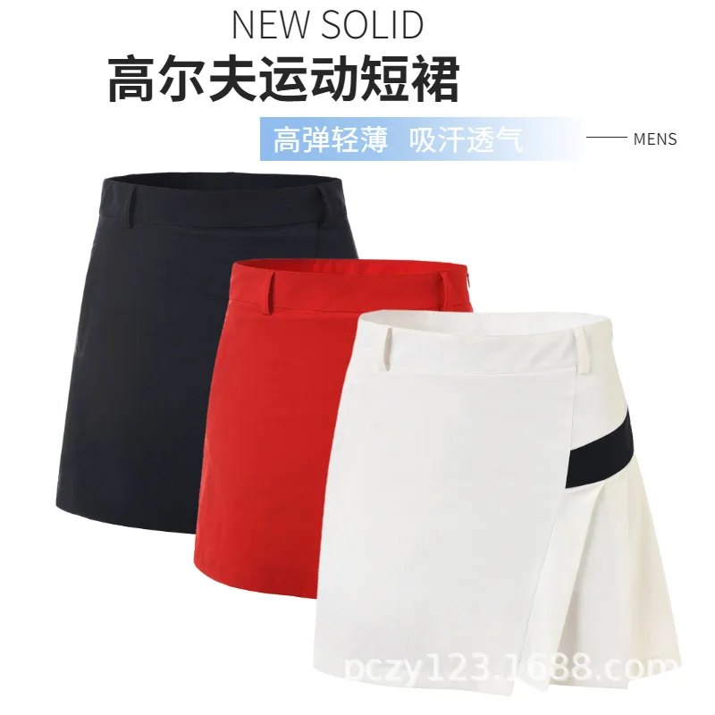 Send Belt! All-Match Golf Women Short Skirt Female Sports Girl Wear Anti-exposure Pleated shorts  Apparel  Lady Tennis Clothing