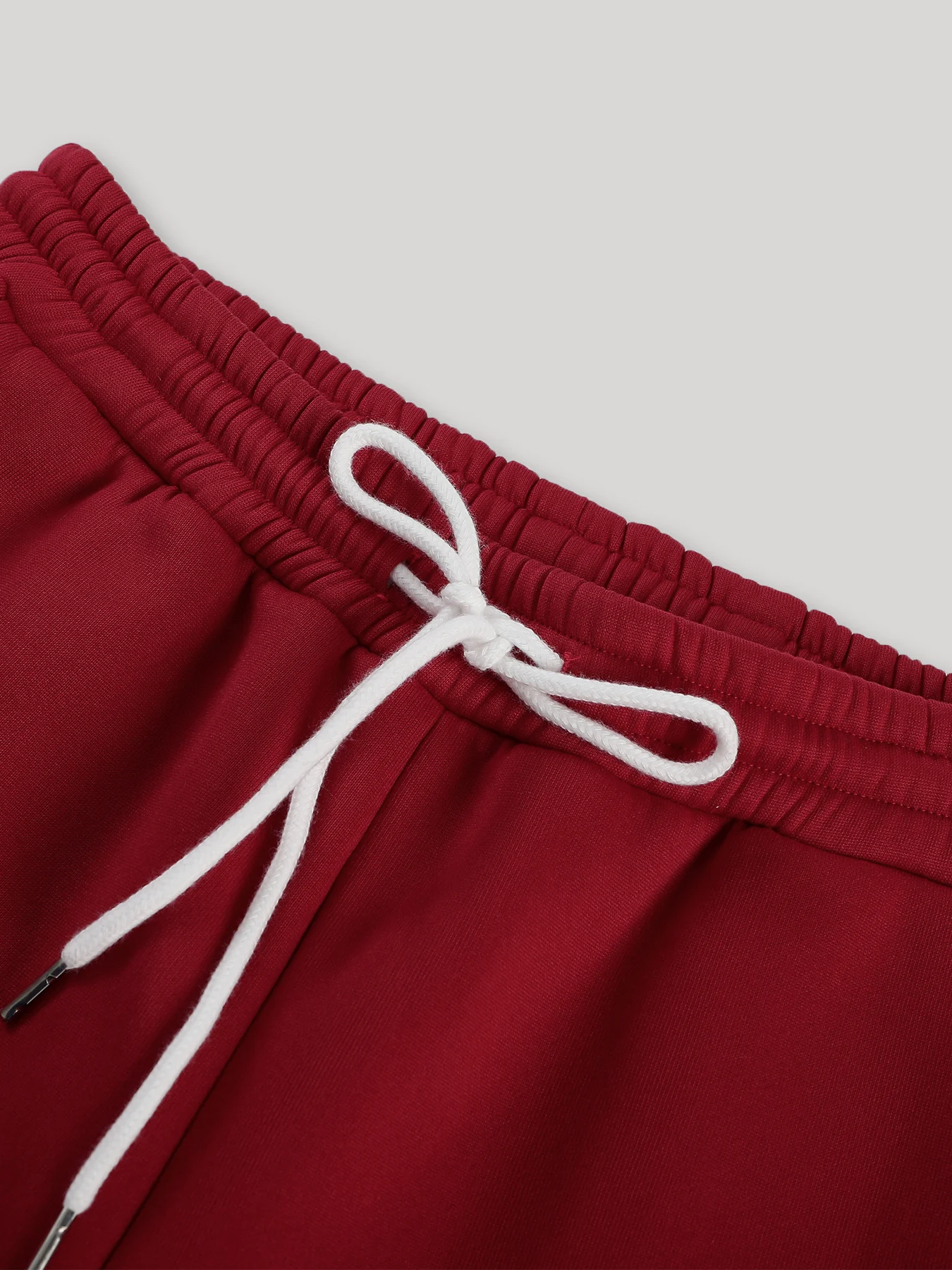 طقم سويت شيرت رجالي برقبة دائرية باللون العنابي لعيد الميلاد المجيد مكتوب بخط اليد وطباعة عيد الميلاد كاجوال للركض طقم مكون من قطعتين يوميًا #3