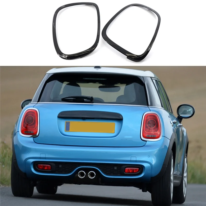 TFORU-Front Rear Lamp Ring Cover Case Decoration Headlight Frame Tail Light Cover For Mini Cooper S JCW F55 F56 F57