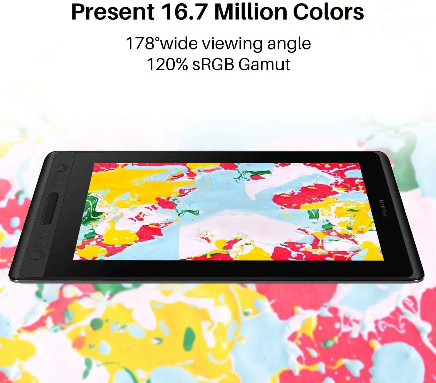 تابلت برسومات CL Huion KAMVAS Pro 12 مع شاشة رسم مع حامل قابل للتعديل ضغط قلم 8192، 11.6 بوصة