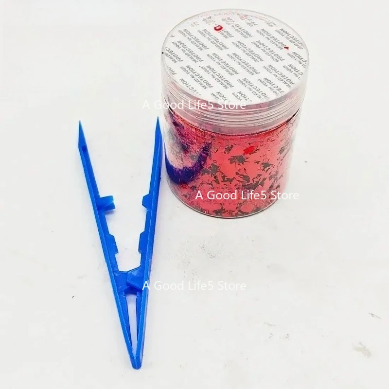 

Apply To 4g Chopped Short Cut Forging Color Plastic Pieces for Carbon Fiber DIY（Red）