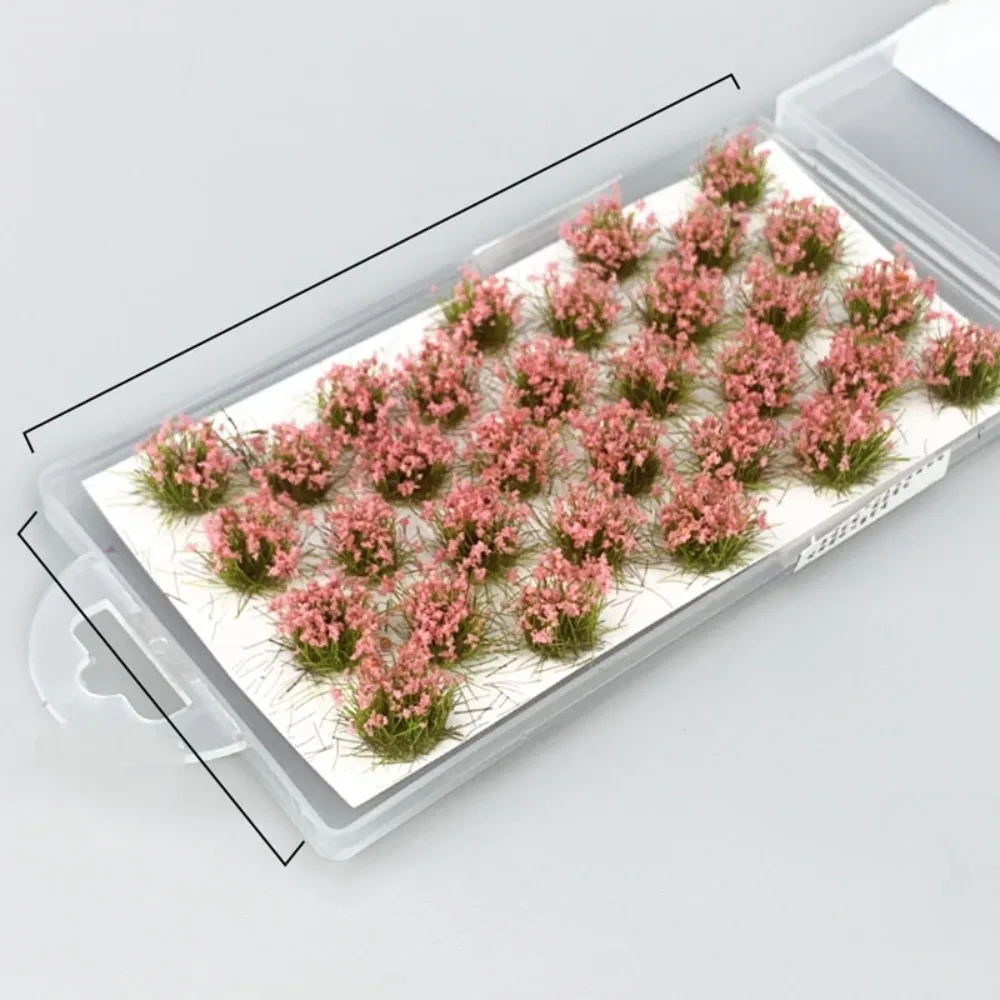 

Simulation Miniature Flower Cluster Model Making Diy Building Small Grass Model Colorful Grassland Scenery Static Tuft Toys