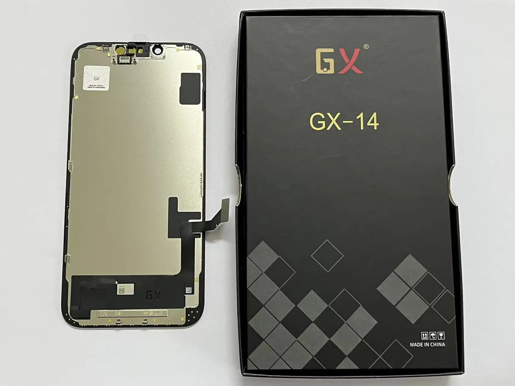 GX 100% OLED Scherm voor iPhone 13 14 15 15Pro 16Pro Max Display True Tone met 3D Touch Scherm voor iPhone Vervanging met Gereedschap