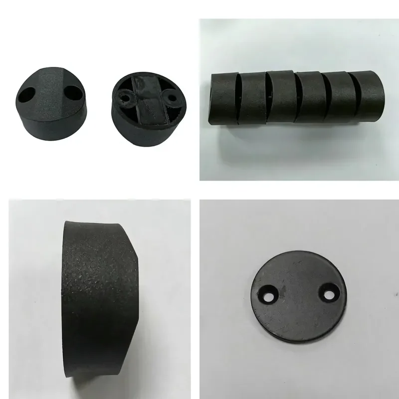 Shock Absorbing Black Rubber Door Stop Easy To Drill And Install Magnetic Door Stop Hardware Accessories