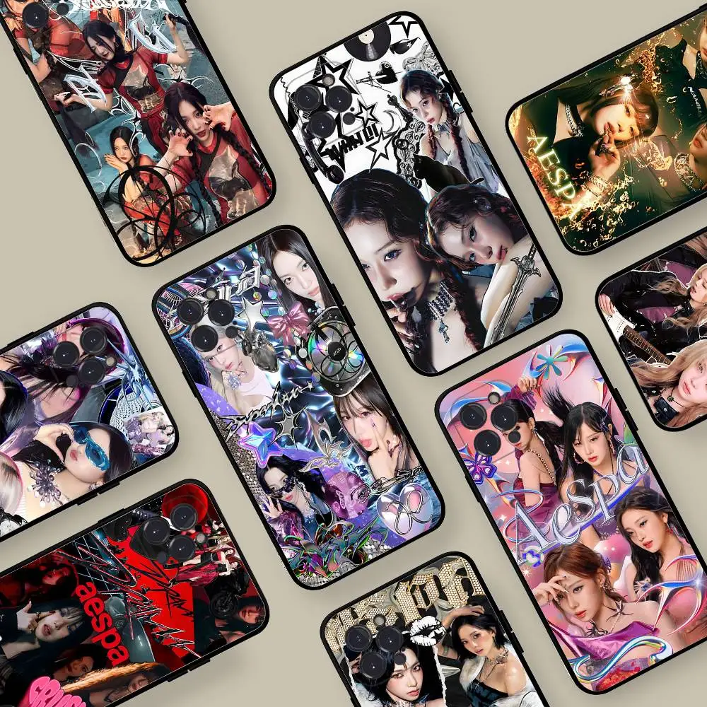 Южная Корея A-Aespaes Girl Band Чехол для телефона Чехол для телефона IPhone 17 Air 17 16 15 14 13 12 11 Plus Pro Max Мягкий силикон из ТПУ
