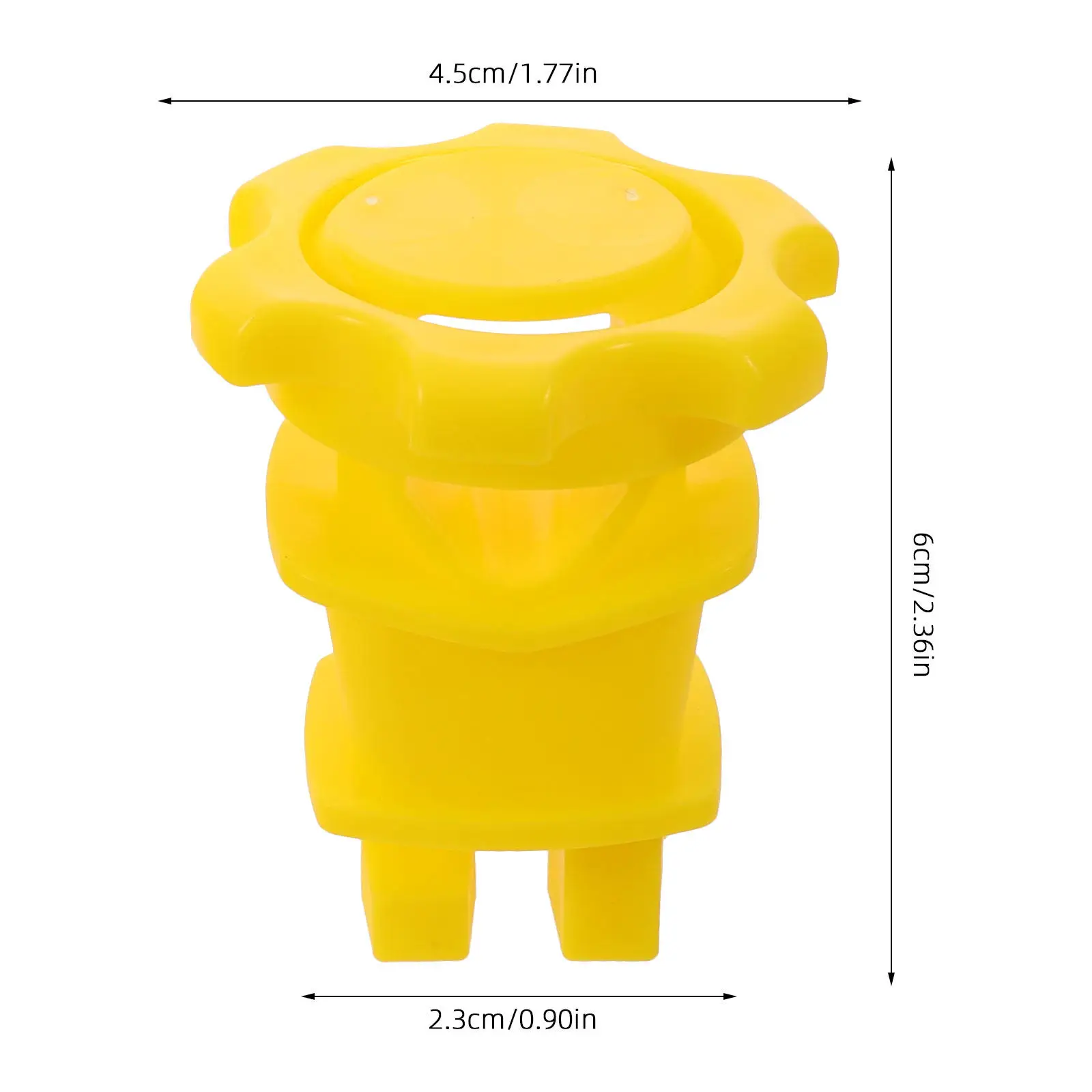20Pcs Electric Fence Post Insulators Yellow Plastic Wire Clips High Density Insulated Outdoor Farm Livestock Horse Pasture Fence