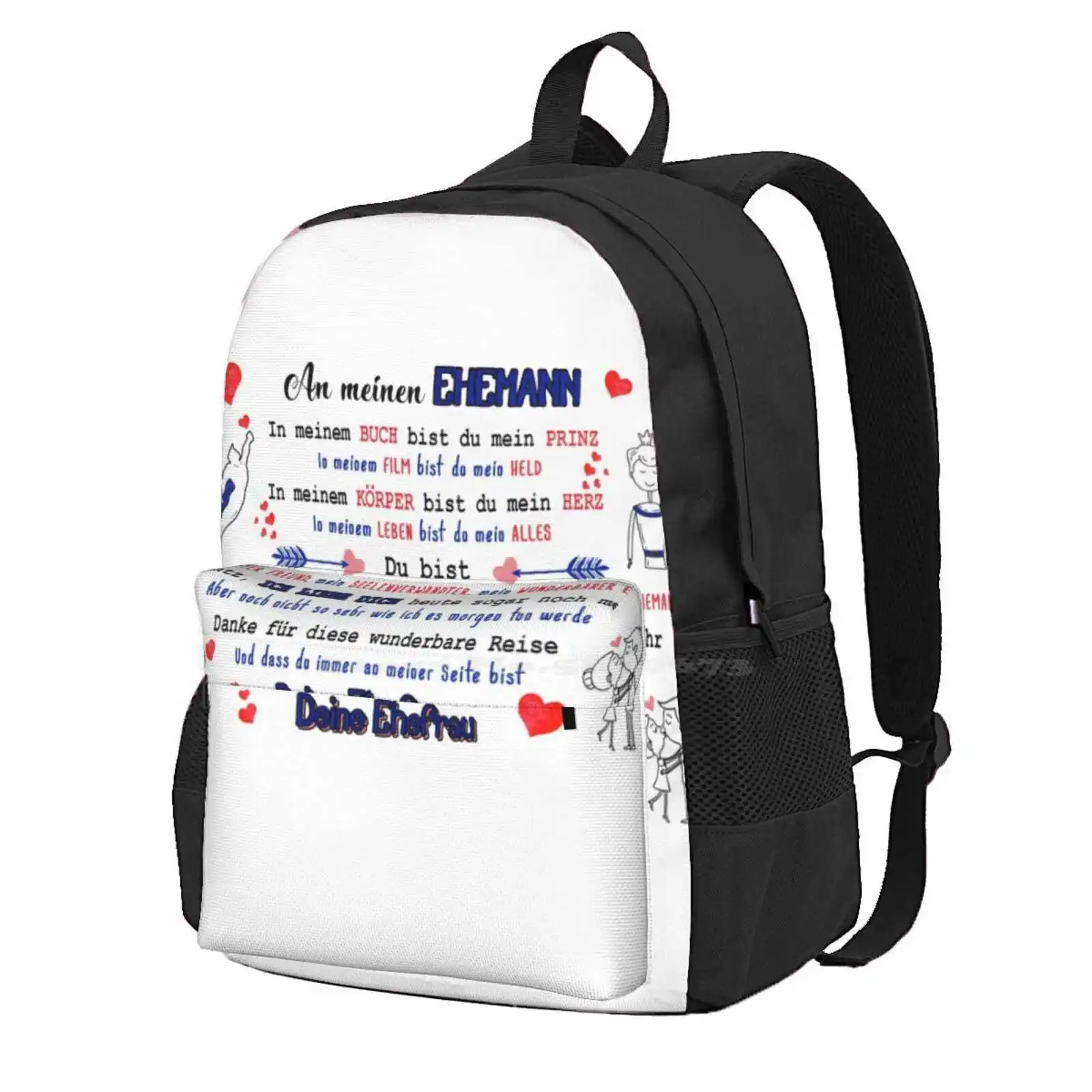 

Gift For My Husband Perfect Gift Funny Hot Sale Schoolbag Backpack Fashion Bags For My Friend For My Husband Boyfriend
