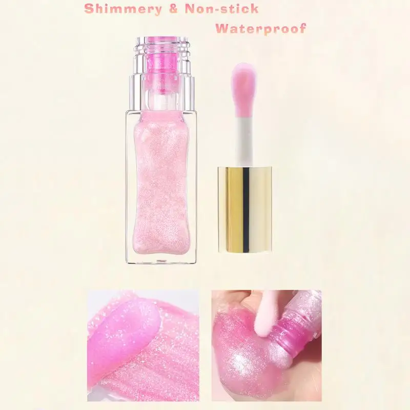 Color Changing Lip Oil Moisturizing Non-sticky Lip Oil Hydrating Lip Gloss Reduce Lip Lines Jelly Plump Lips Care Oil Lip Balm