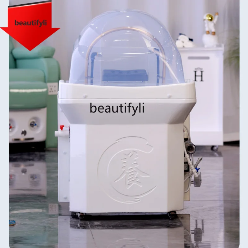 

A44 Новая мобильная раковина для терапии головы Парикмахерская Салон красоты Специальная конфигурация Циркуляция воды Фумигация Парикмахерская