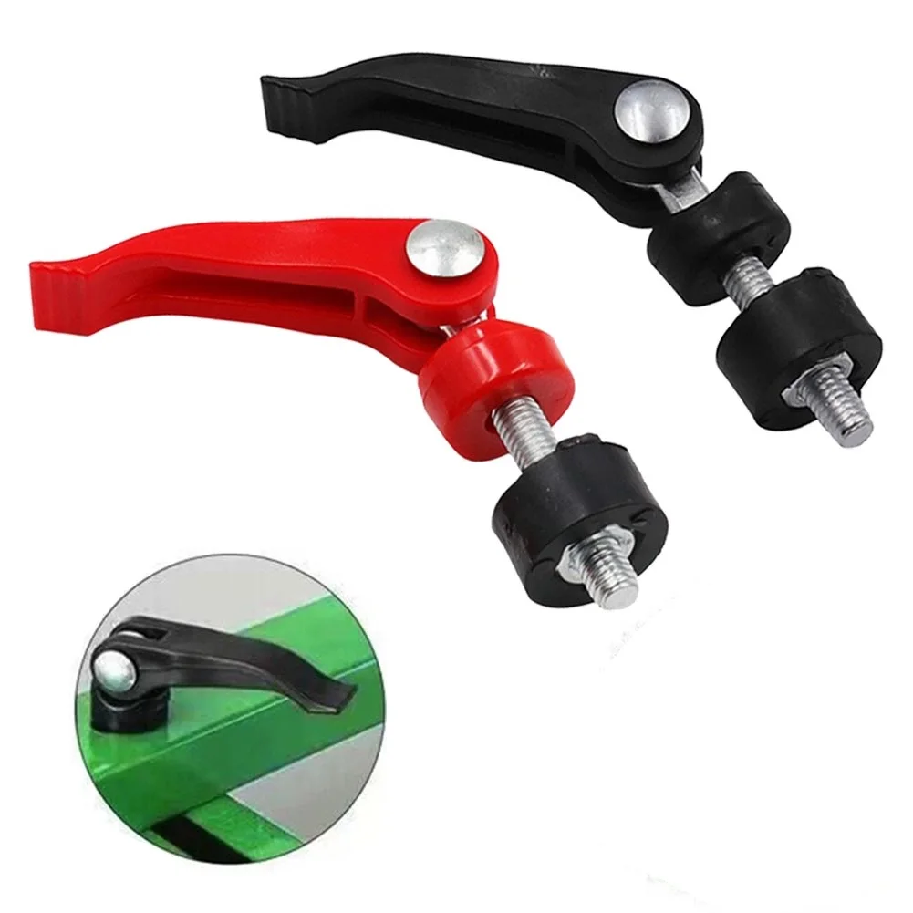 Quick Press Screw Attaching Clamp Thread:6mm 1PC Black High Quality Push Cutter Accessories Size:55*56mm Stainless Steel Plastic