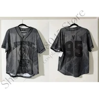 Breathable Mesh Sport Jersey Unisex ARIRANG V‑Neck Button‑Up Short Sleeve Quick Dry Casual Fan Collectible Street Fans Shirt 3