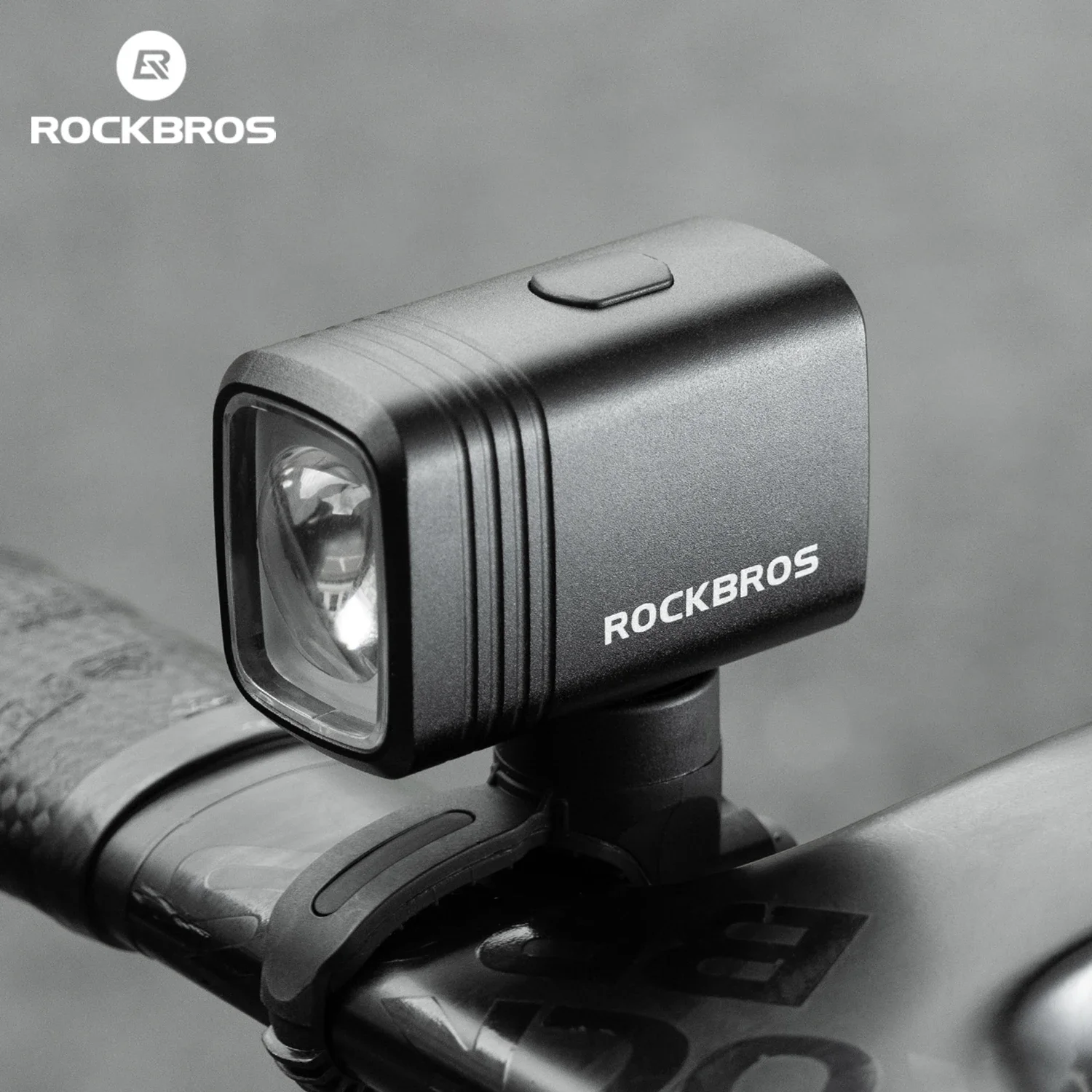 ROCKBROS 1000LM Bicycle Front Hanging Light  Bike Headlight Cut-off Line Intelligent Power Display Screen High Brightness Light