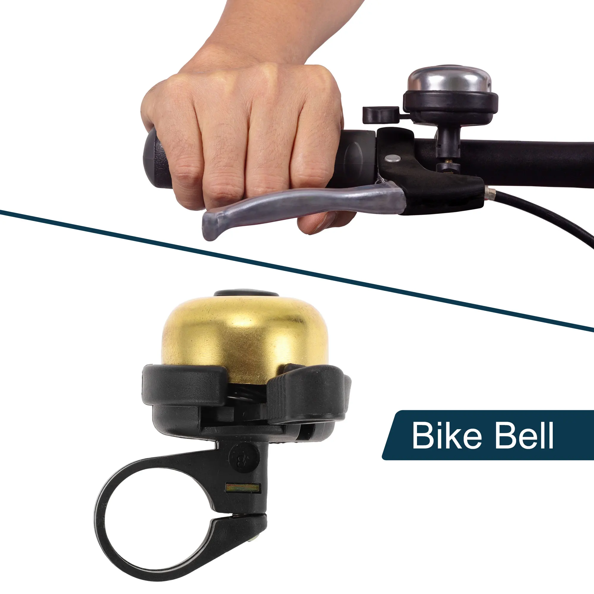 

X Autohaux MTB горный велосипед шоссейный велосипед триггерный звонок громкий звуковой сигнал золотой тон