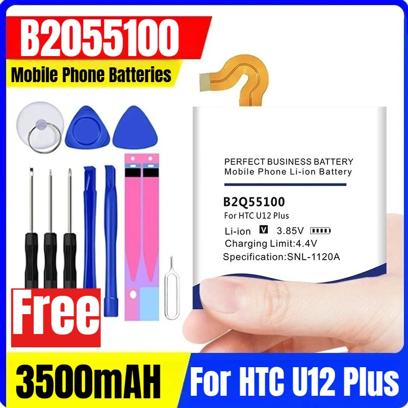 B2055100 3.85V 3500mAH Mobile Phone Batteries for HTC U12 Plus
