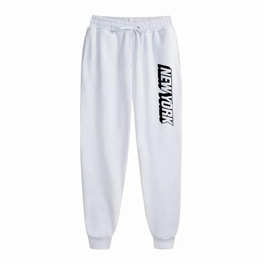 Pantaloni sportivi stampati di New York per la casa di alta qualità da donna, comodi pantaloni morbidi, pantaloni sportivi casual quattro stagioni