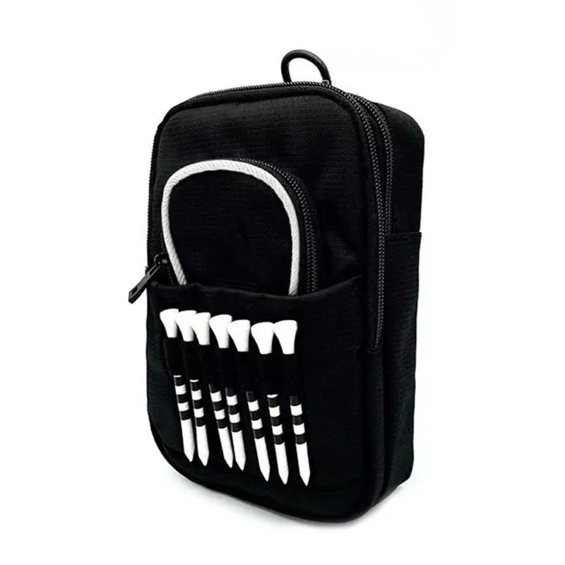 Golf Ball Bag Golf Ball Bag Pouch With Front Tee Holder Golf Ball Pouch Golf Tee Organizer Bag Golf Ball Bag Pouch With Front