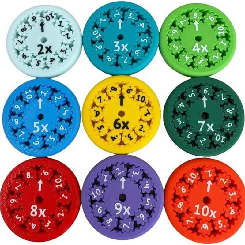 Wiskunde Fidget Spinners, Wiskundige Feiten Fidget Spinners Voor Alle Stimmers, Vermenigvuldiging Chat Spel Fidget Speelgoed