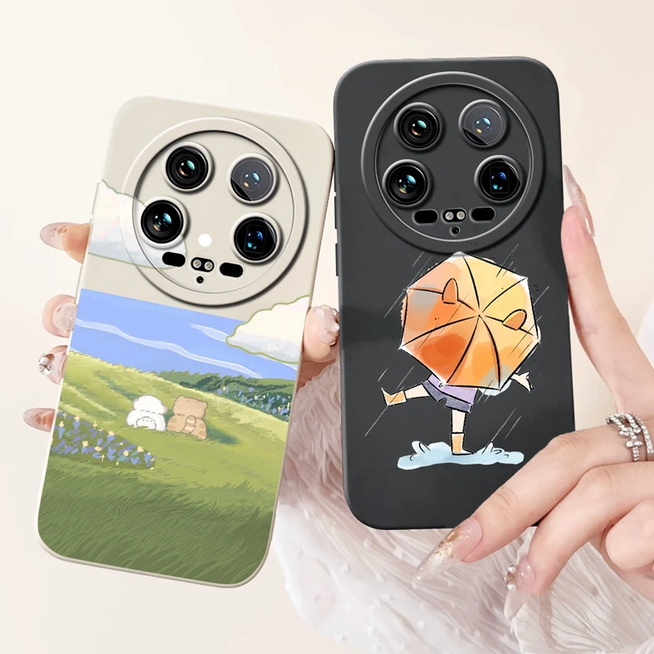 For Xiaomi 13 Ultra Case Mi 14 Ultra Luxury Candy Painted Cover Soft TPU Phone Case For Xiaomi 14 Ultra Mi 13Ultra 14Ultra Shell
