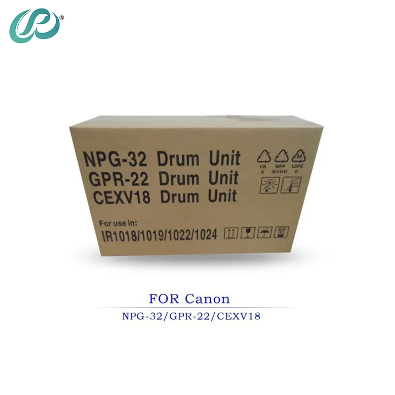 1pcs NPG-32 GPR-22 C-EXV18 Drum Unit Compatible for Canon iR1018 1019 1020 1022 1024 1025 1018J Copier Spare Parts