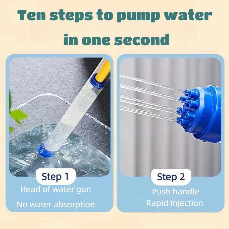 Высокопроизводительный водяной пистолет Pull-Push, дальний супер для действия, удивительная игрушка, игрушки на открытом воздухе, игры на открытом воздухе, распродажа