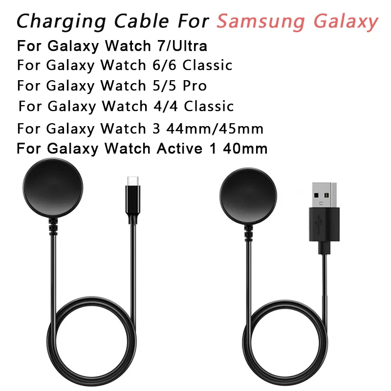 Charger for Samsung Watch 6 Wireless Charging Dock 6 Classic Watch 5 Pro Charging Magnetic Galaxy Watch 4 Additions for Samsung