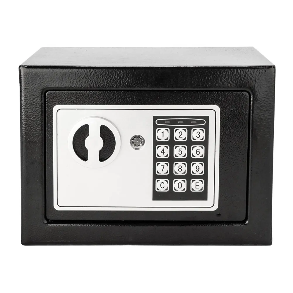 2026 NEW Electronic Digital Keypad Lock Safe Security Box All Steel for Home Office Password and Key Unlock Safe and Compact