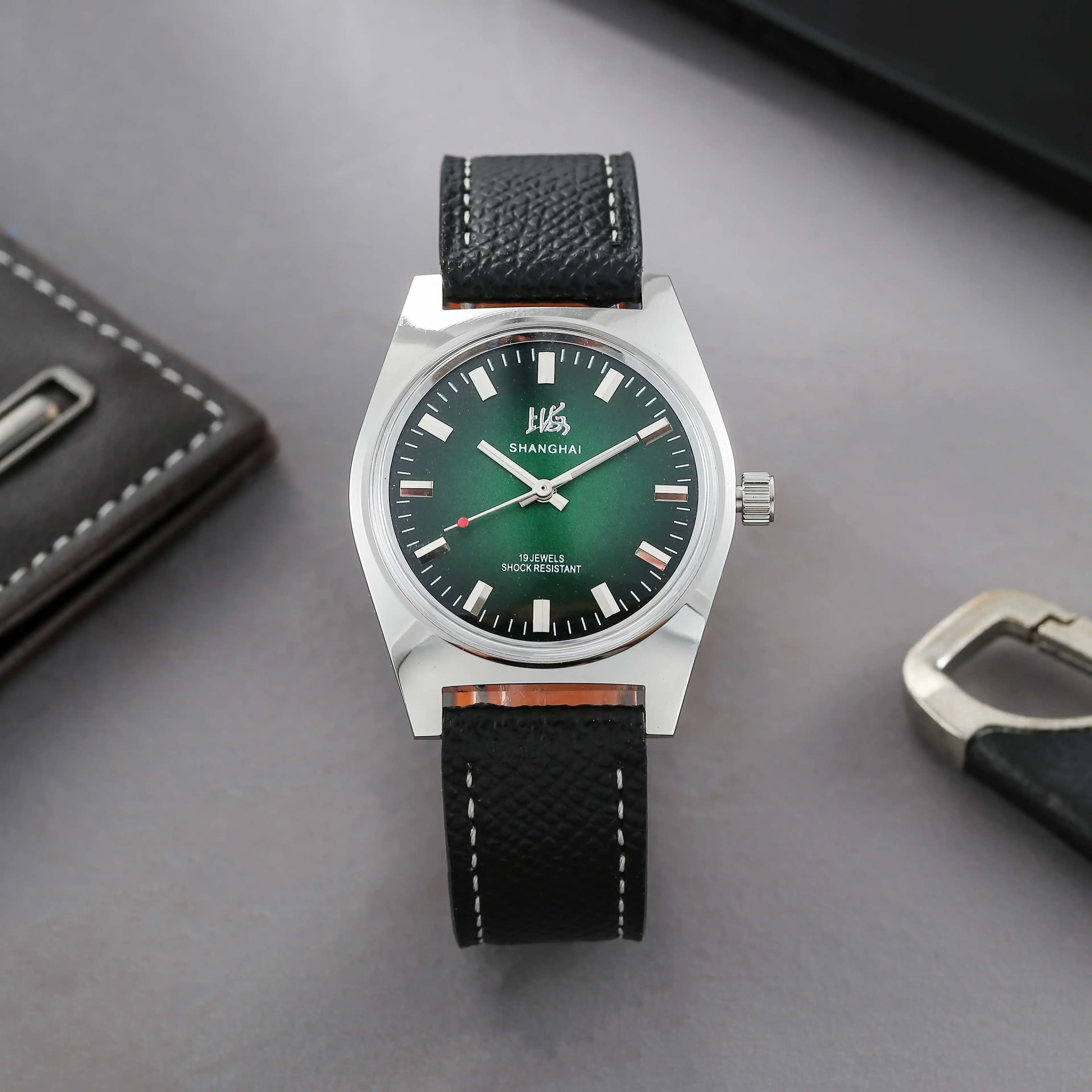 Shanghai Watch 7120 36mm Men's Mechanical Movement Watch Retro Style Men's Mechanical Watches